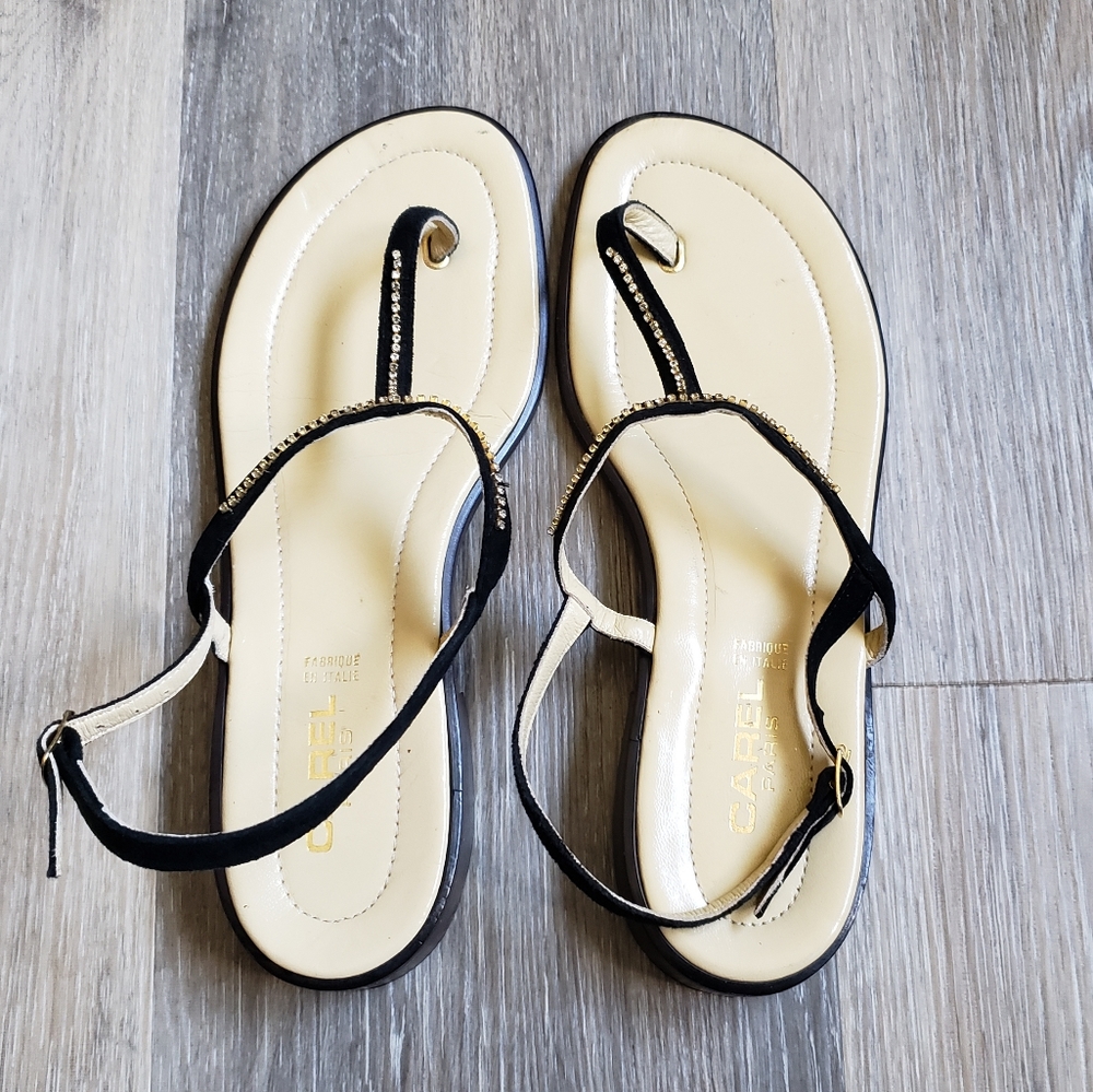 CAREL PARIS SLINGBACK SANDALS - Picture 2 of 15